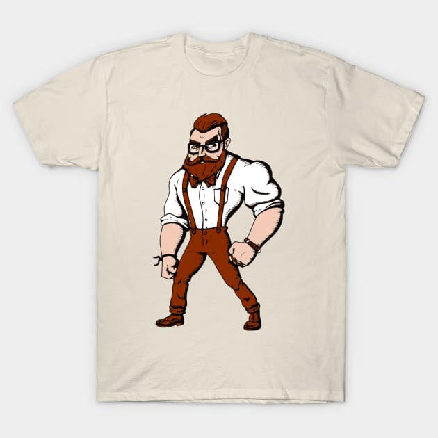 Mister Hipster T-Shirt by FieryWolf